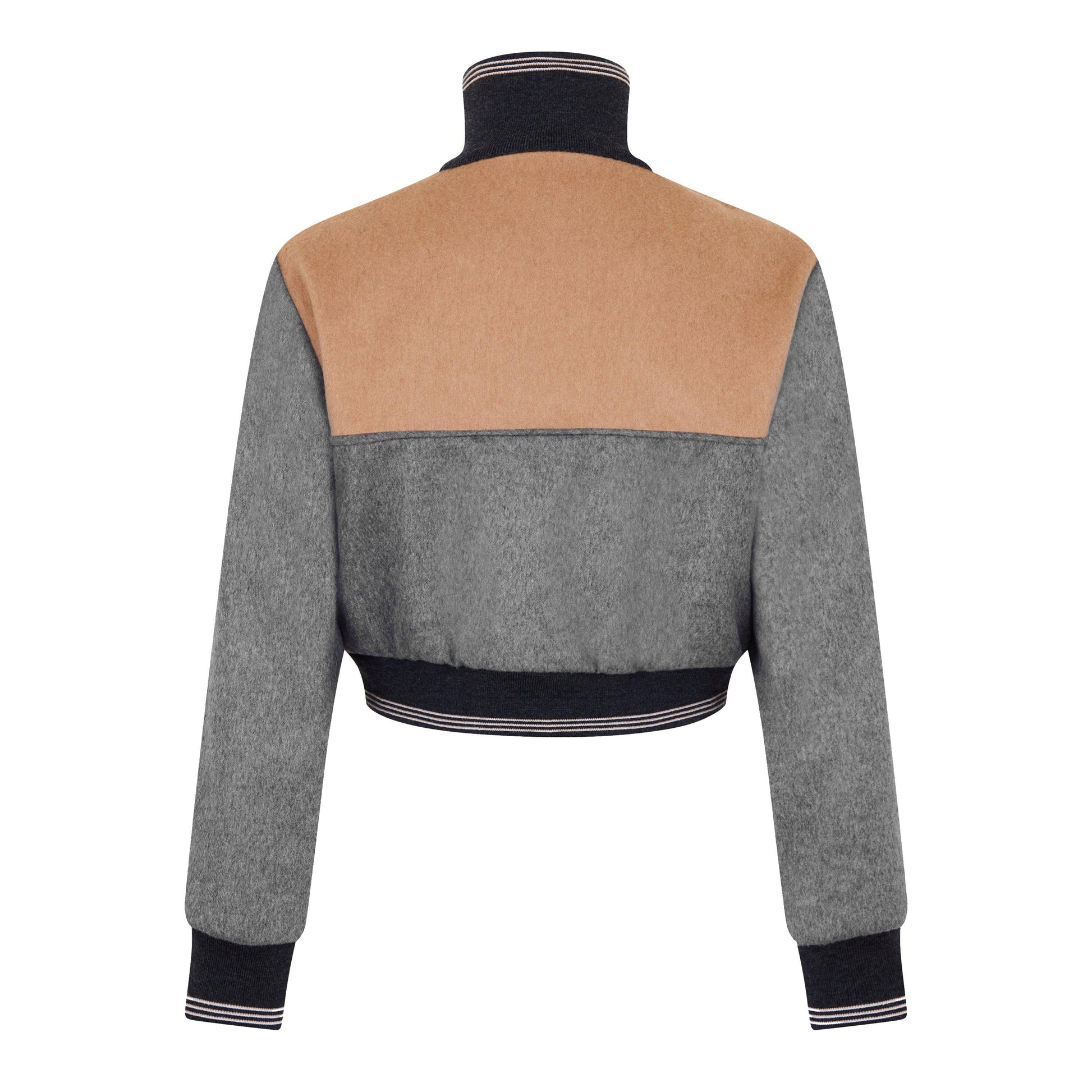 Miu Miu Women's Bicolour Cropped Softshell Jacket
