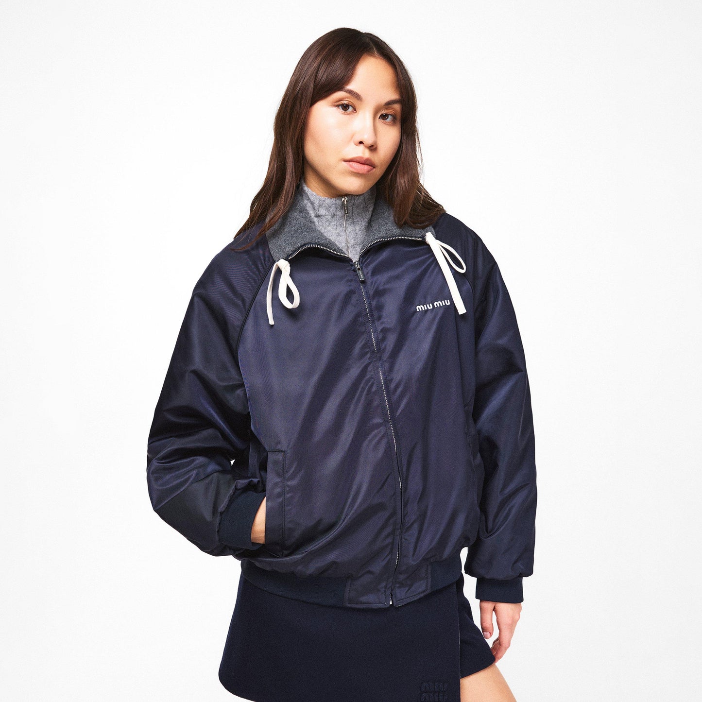 Miu Miu Women's Reversible Windbreaker