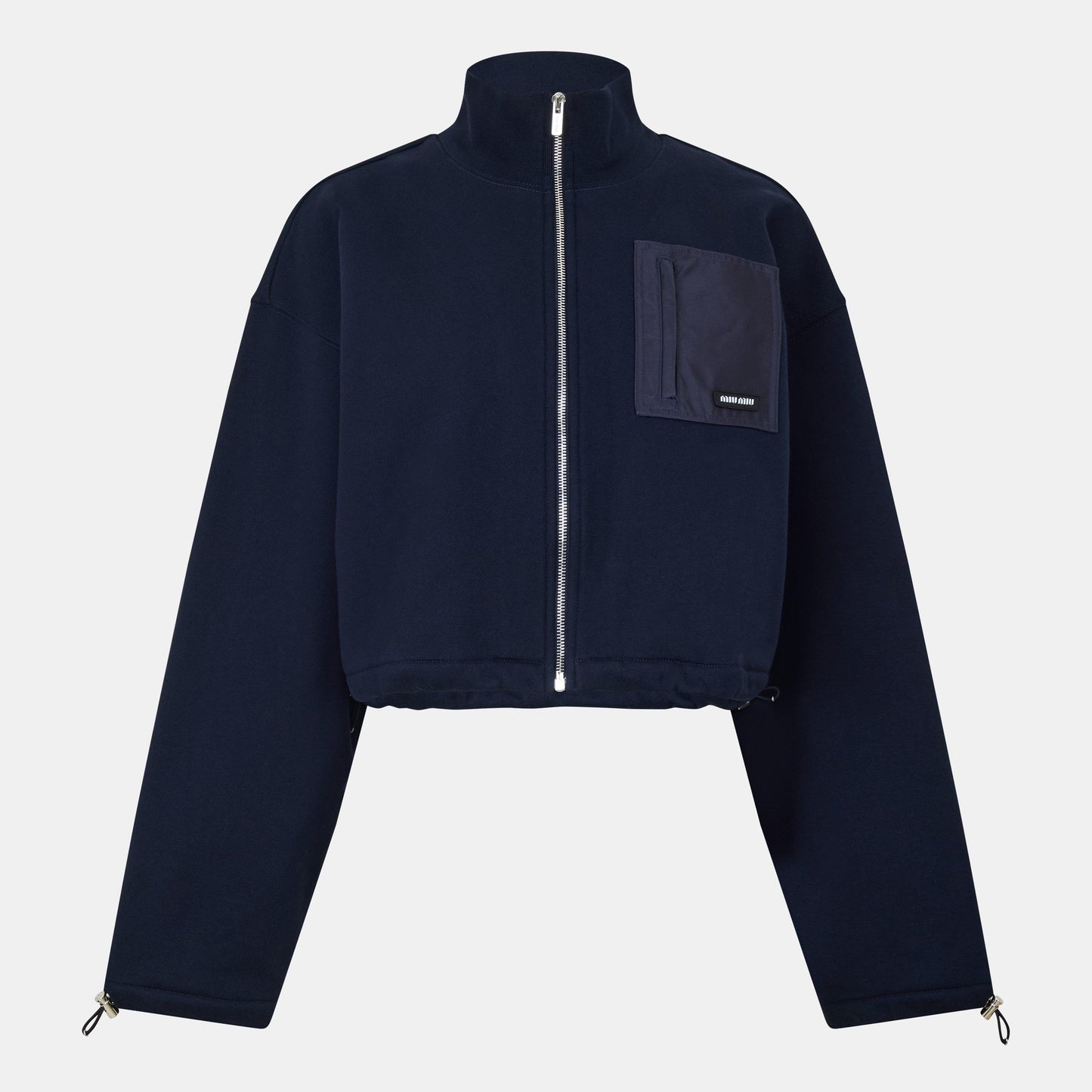 Miu Miu Zippered Fleece Jacket