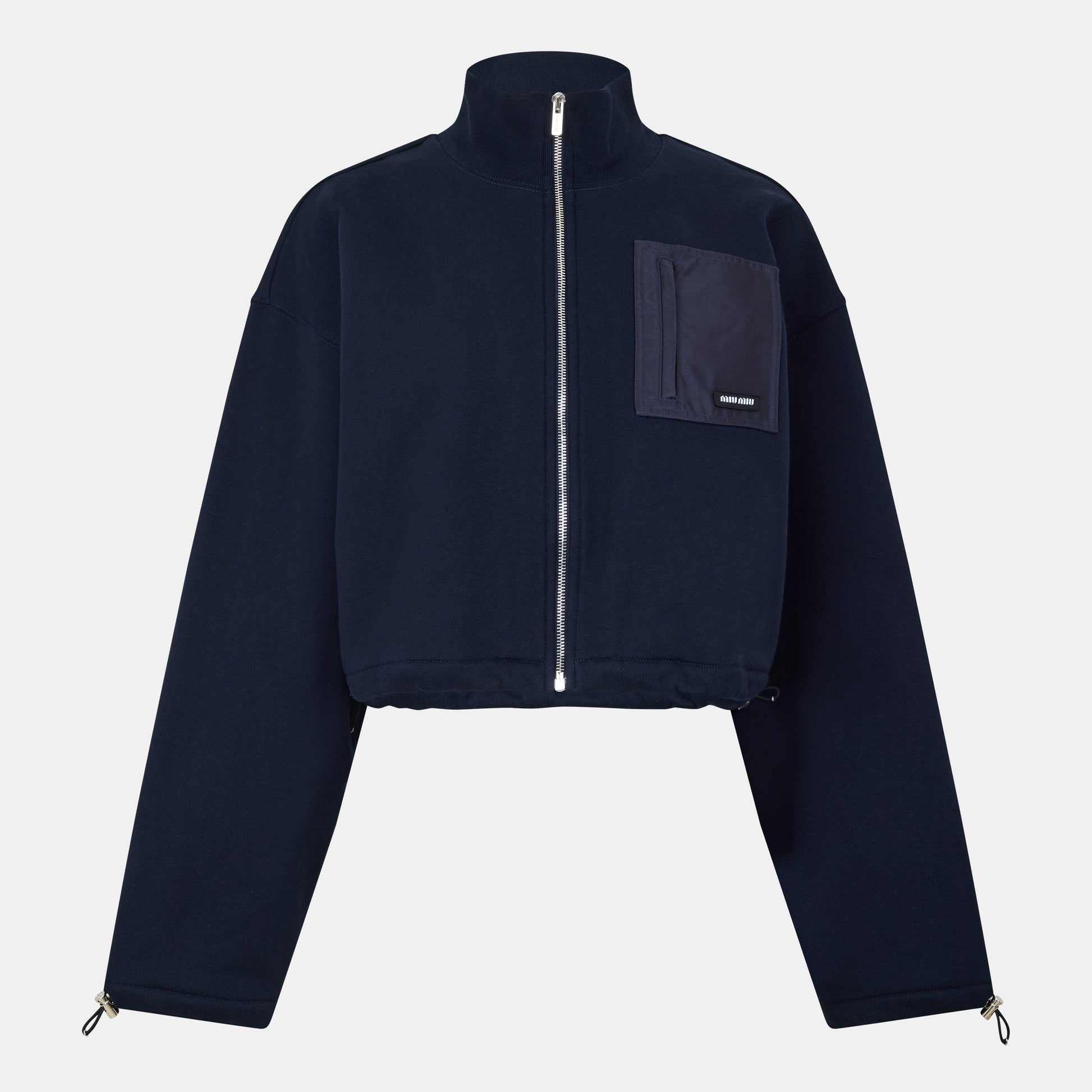 Miu Miu Zippered Fleece Jacket