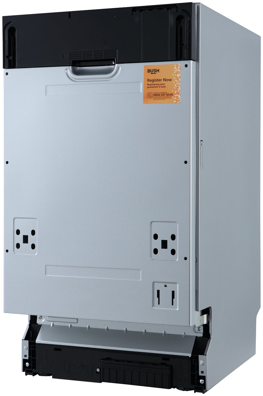 Bush DWSLEINT94W Slimline Integrated Dishwasher