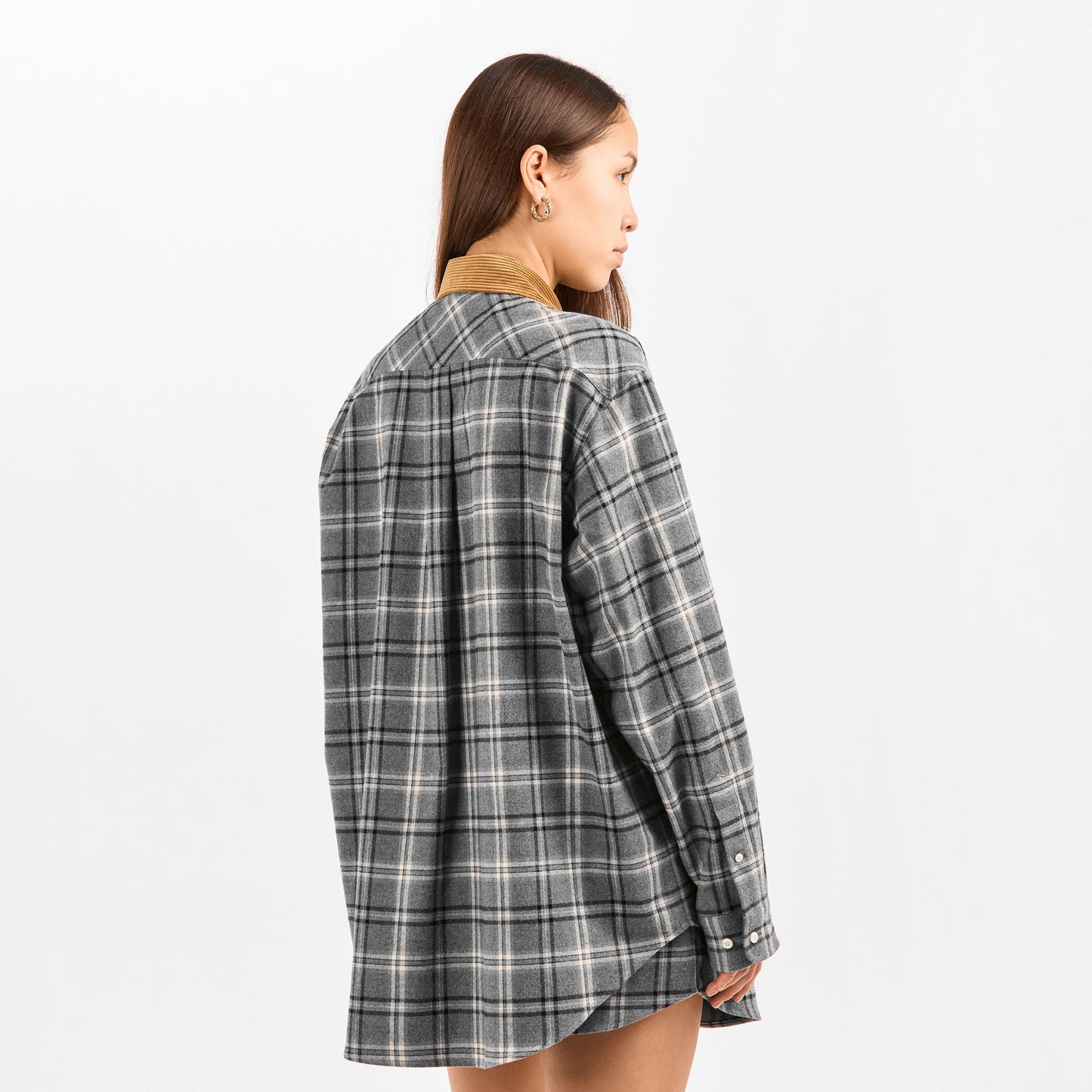 Miu Miu Women's Check Flannel Overshirt