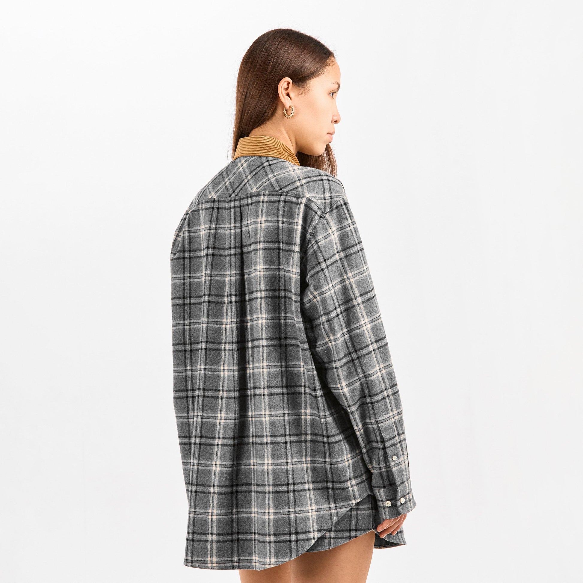 Miu Miu Women's Check Flannel Overshirt