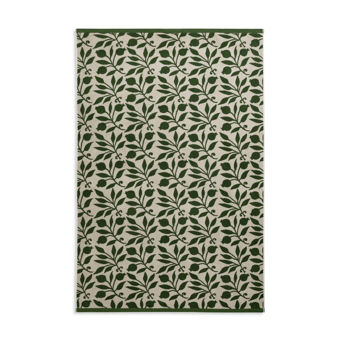 Habitat x Morris & Co. Rosehip Bath Sheet - Green -150x100cm