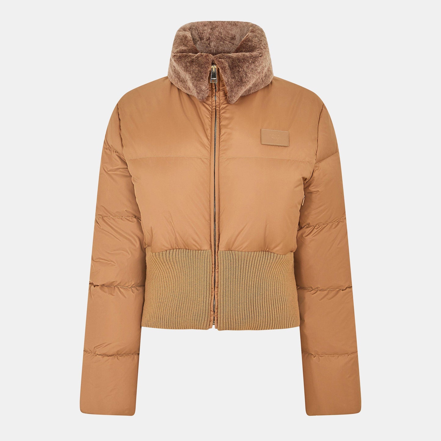 Fendi Women's Quilted Insulated Short Puffer Jacket