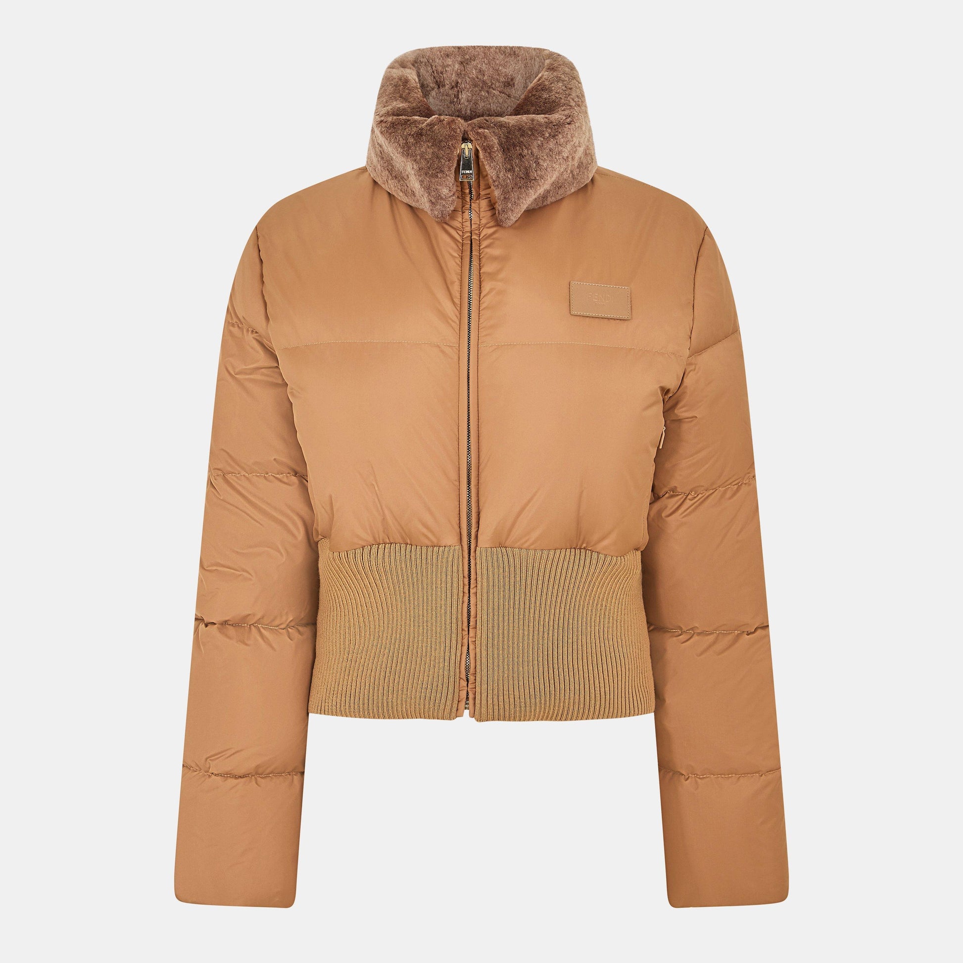 Fendi Women's Quilted Insulated Short Puffer Jacket