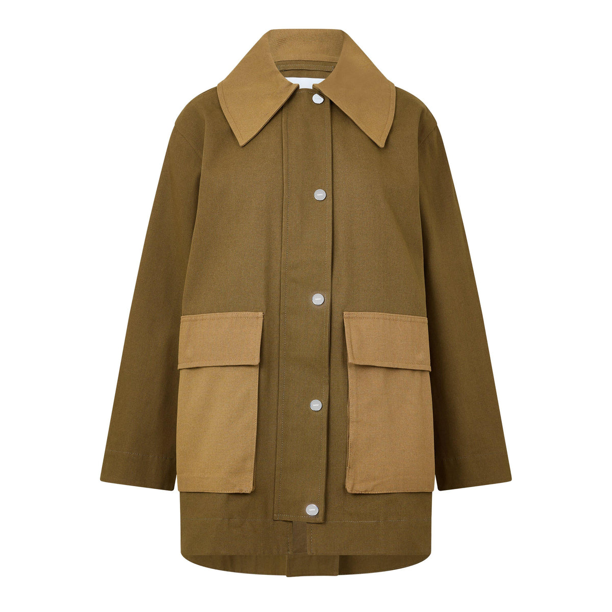 Ganni Women's Workwear Canvas Barn Jacket
