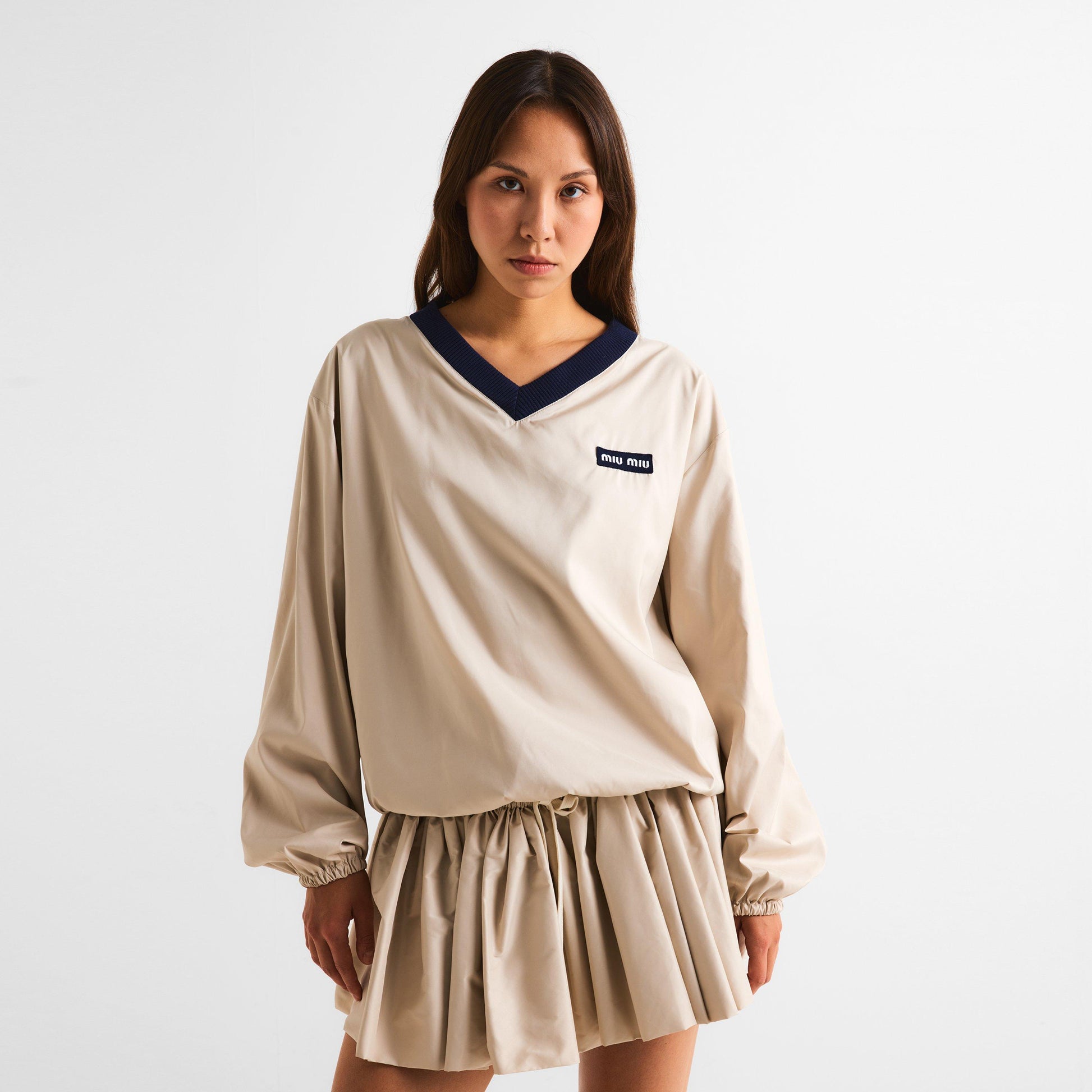 Miu Miu Women's Ponge Long Sleeve T-Shirt