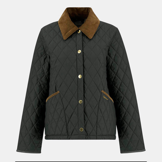Barbour Women's Liddesdale Cropped Diamond Quilted Jacket