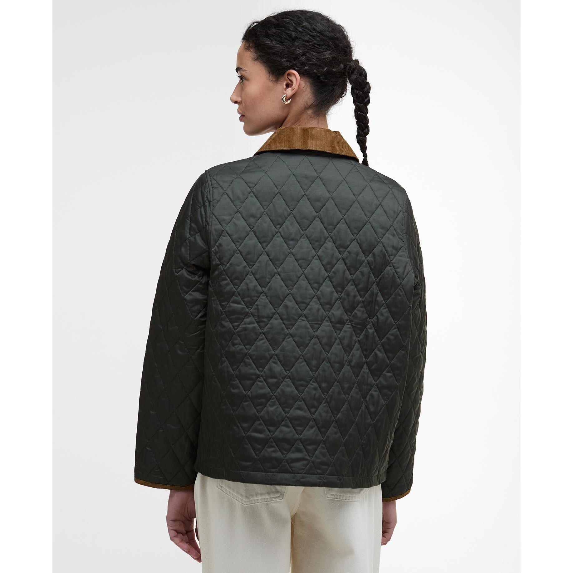 Barbour Women's Liddesdale Cropped Diamond Quilted Jacket