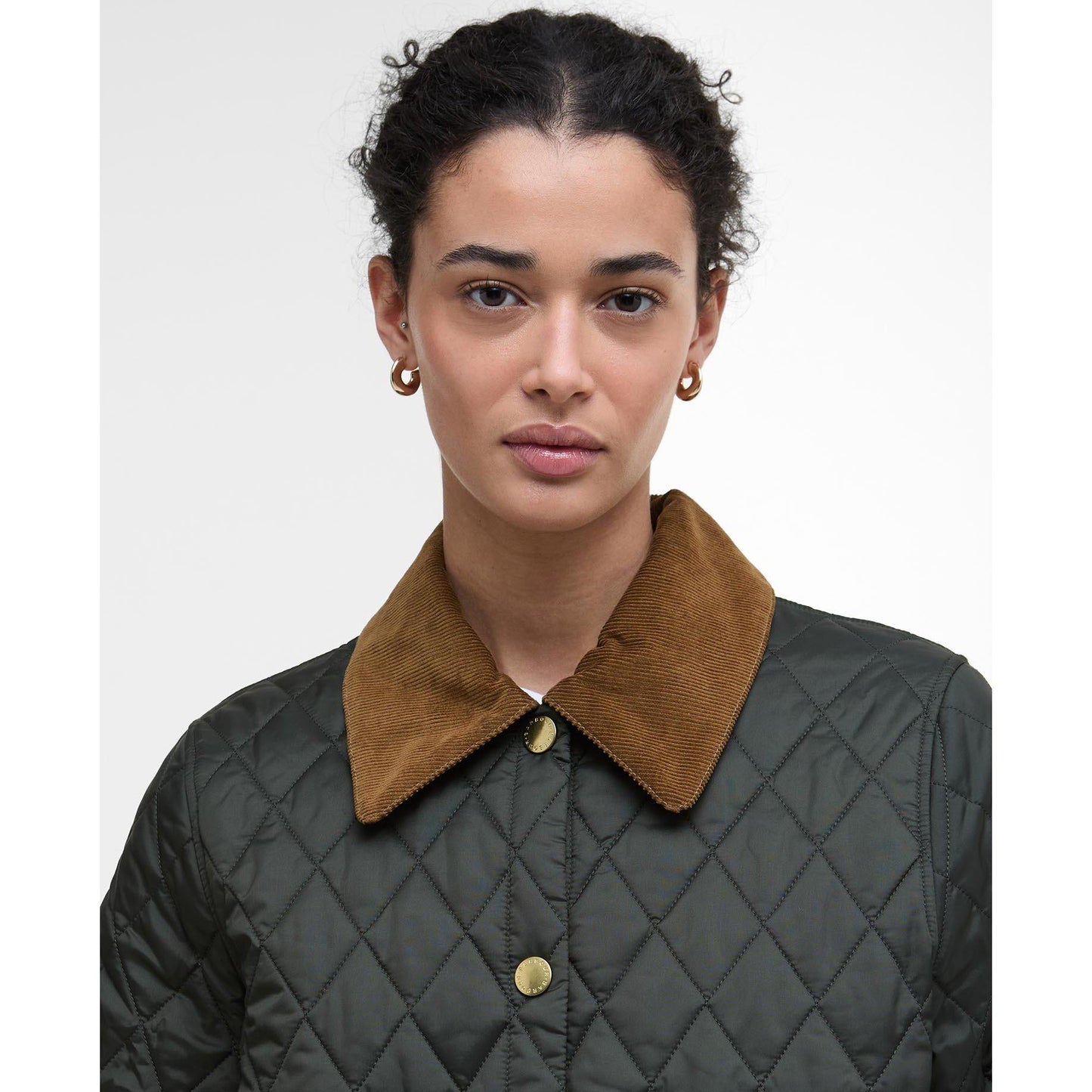 Barbour Women's Liddesdale Cropped Diamond Quilted Jacket