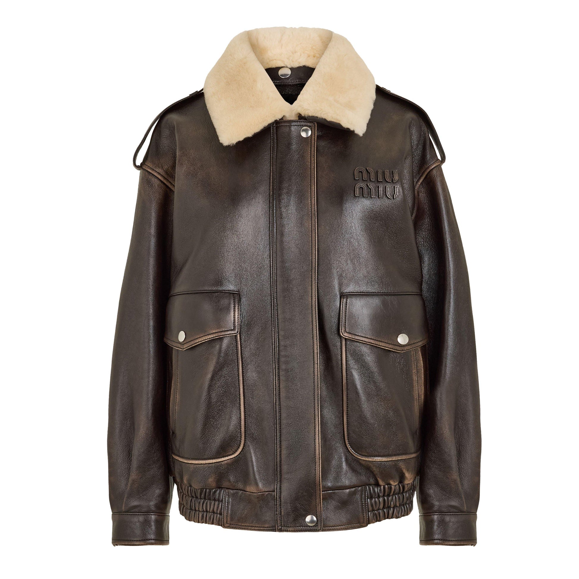 Miu Miu Women's Leather Jacket