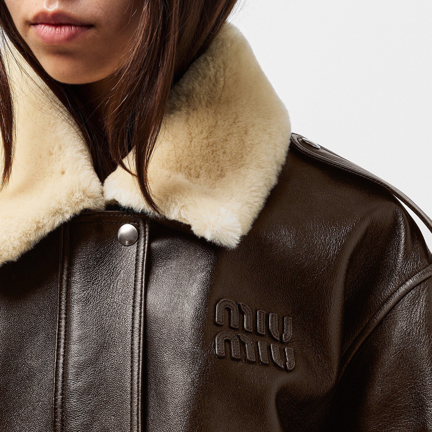 Miu Miu Women's Leather Jacket