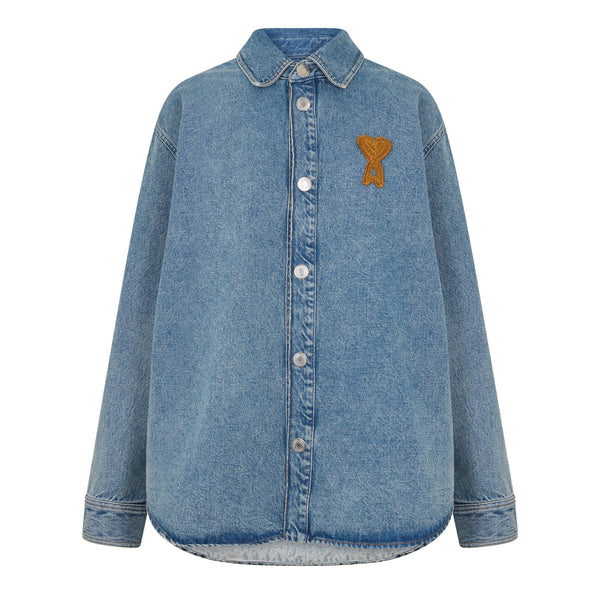 Ami Paris Women's Denim Overshirt