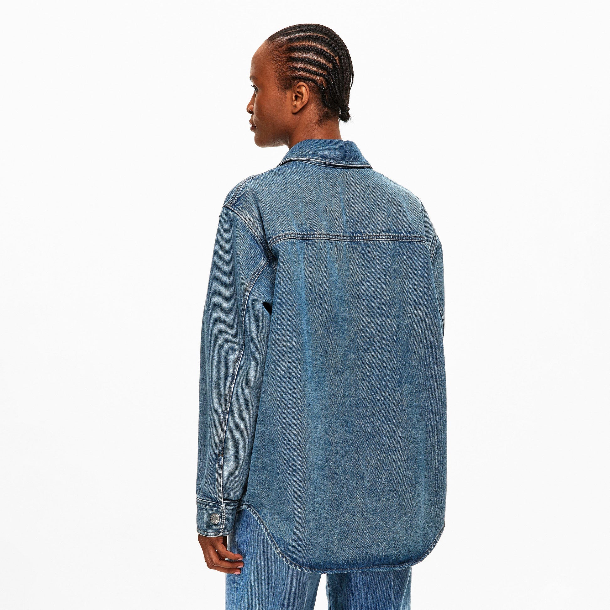 Ami Paris Women's Denim Overshirt