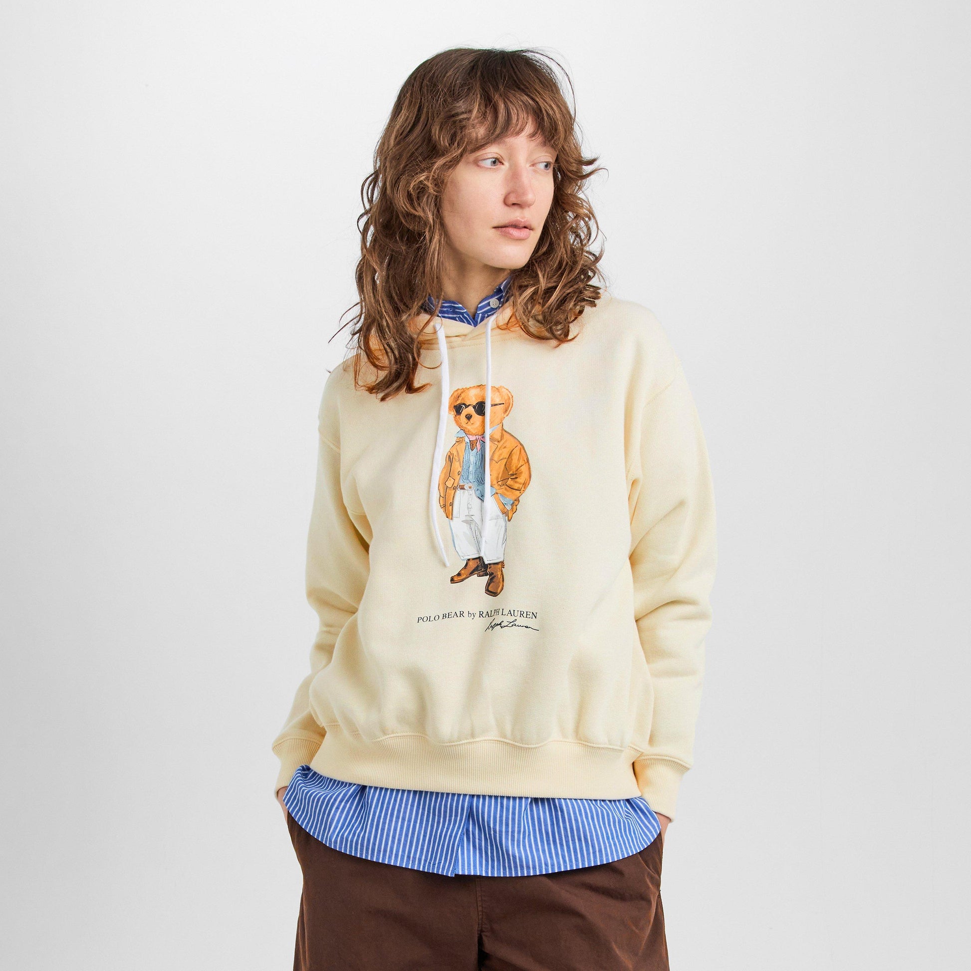 Polo Ralph Lauren Women's Bear Pull Over Hoodie