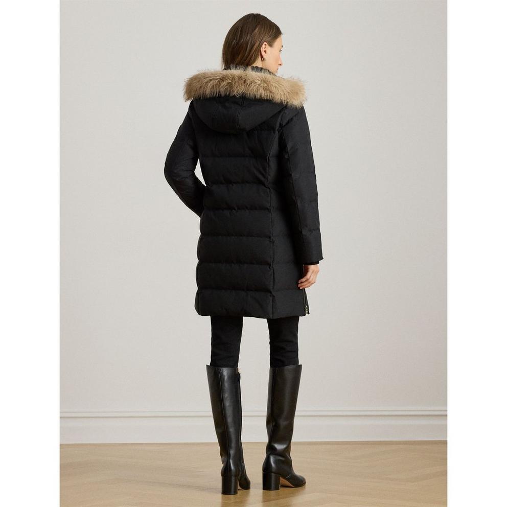 Lauren by Ralph Lauren LRL Fur Hd Coat Ld64