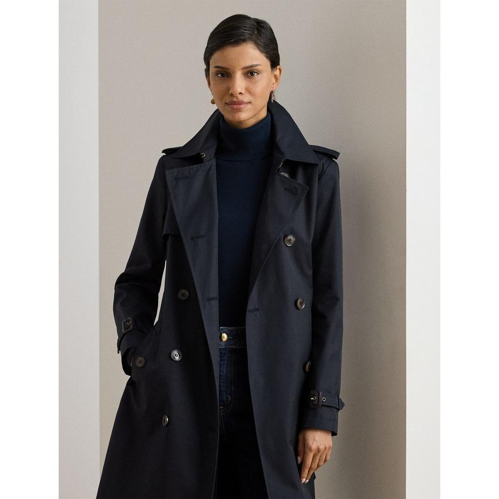 Lauren by Ralph Lauren Women's Cotton Trench Coat