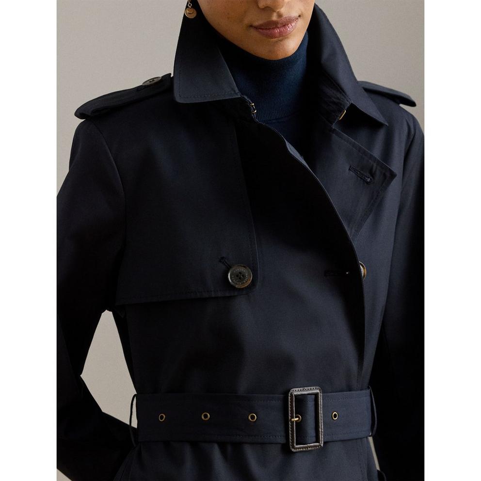 Lauren by Ralph Lauren Women's Cotton Trench Coat