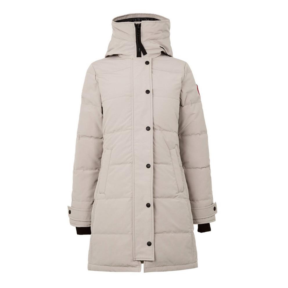 Canada Goose Women's Shelburne Water Resistant Arctic Tech Duck Down Mid-Length Hooded Parka
