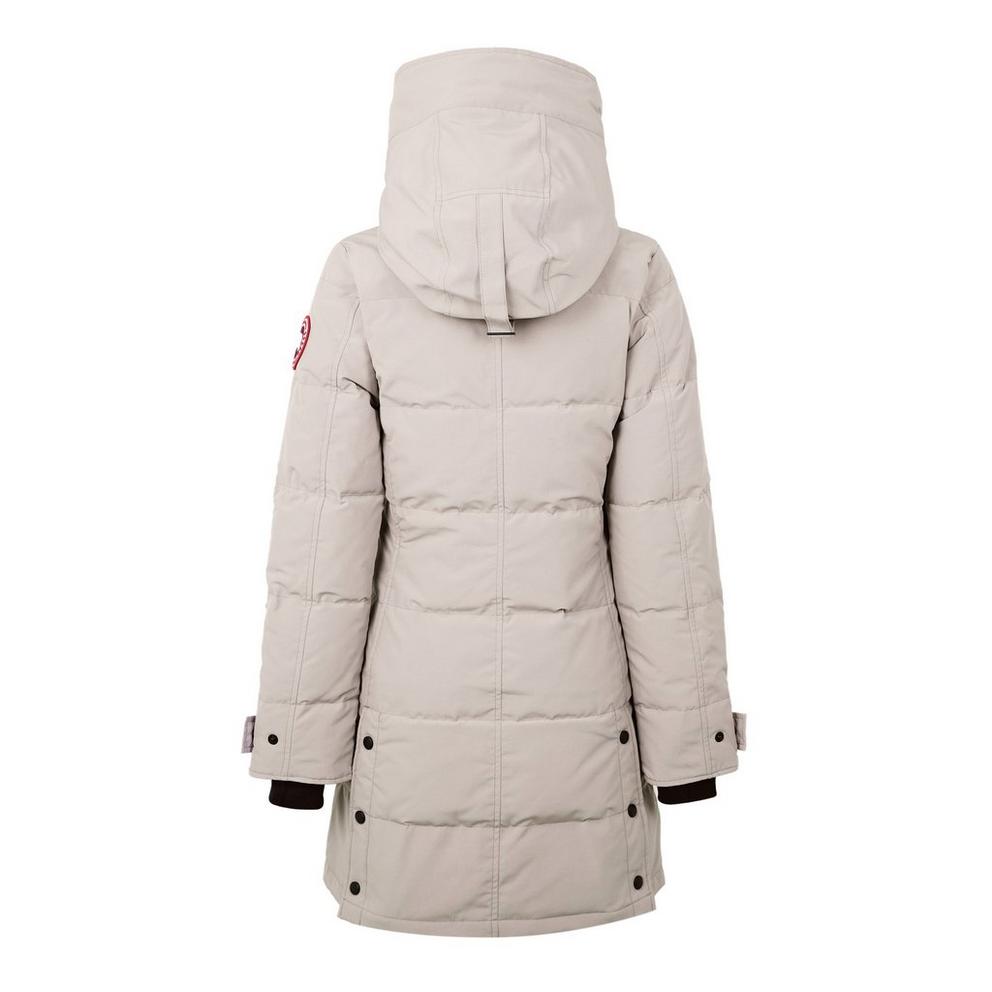 Canada Goose Women's Shelburne Water Resistant Arctic Tech Duck Down Mid-Length Hooded Parka