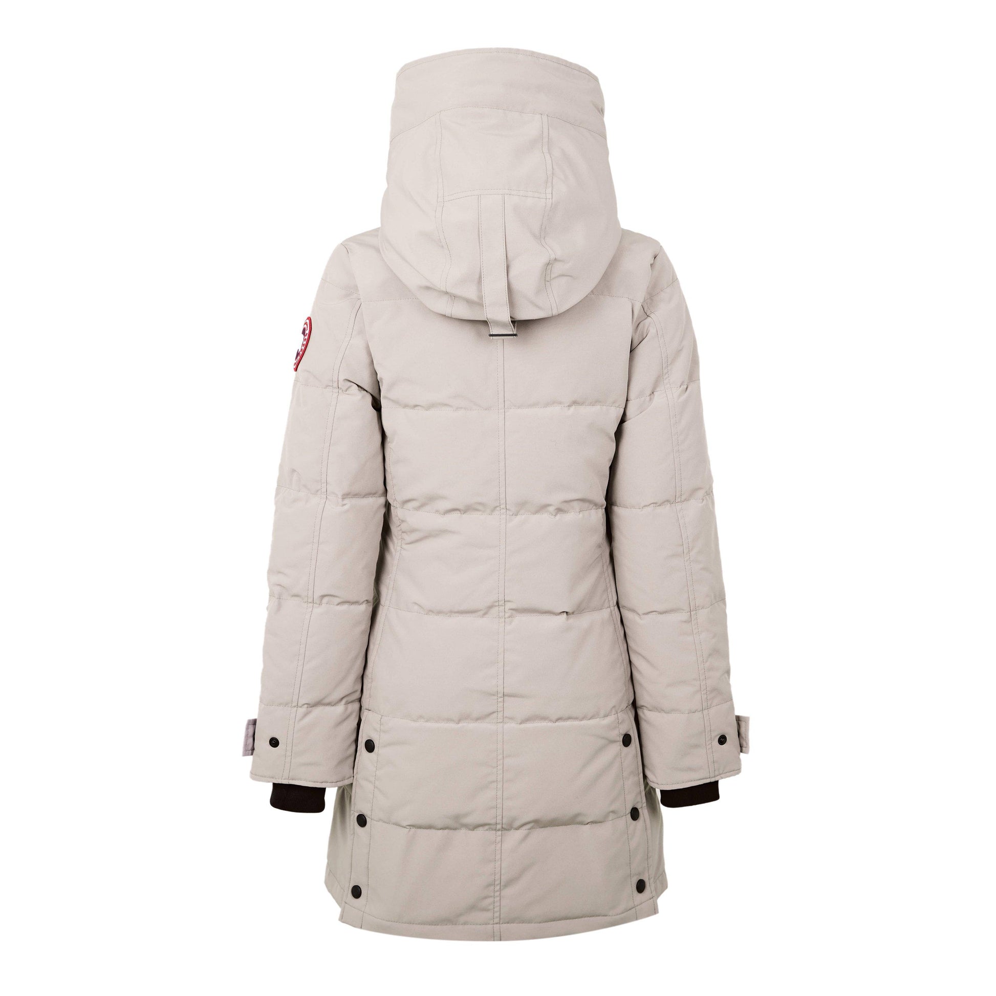 Canada Goose Women's Shelburne Water Resistant Arctic Tech Duck Down Mid-Length Hooded Parka