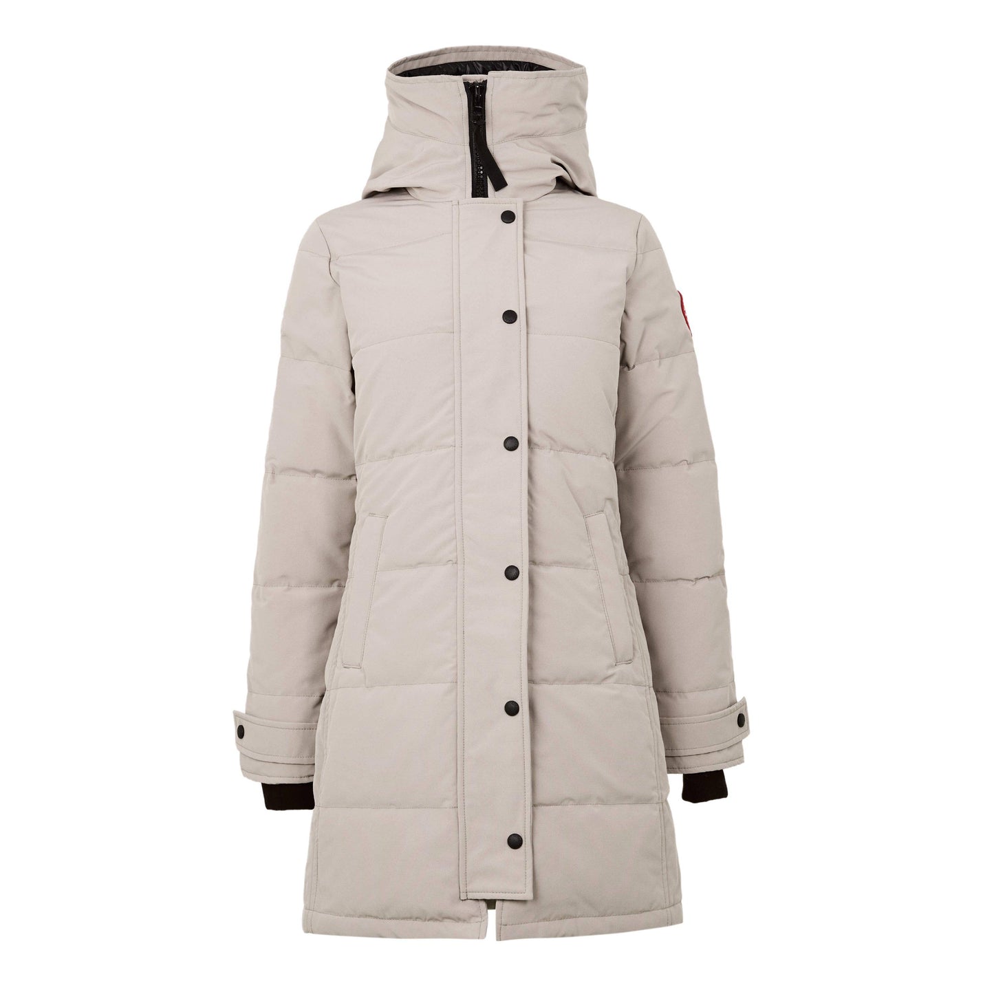 Canada Goose Women's Shelburne Water Resistant Arctic Tech Duck Down Mid-Length Hooded Parka