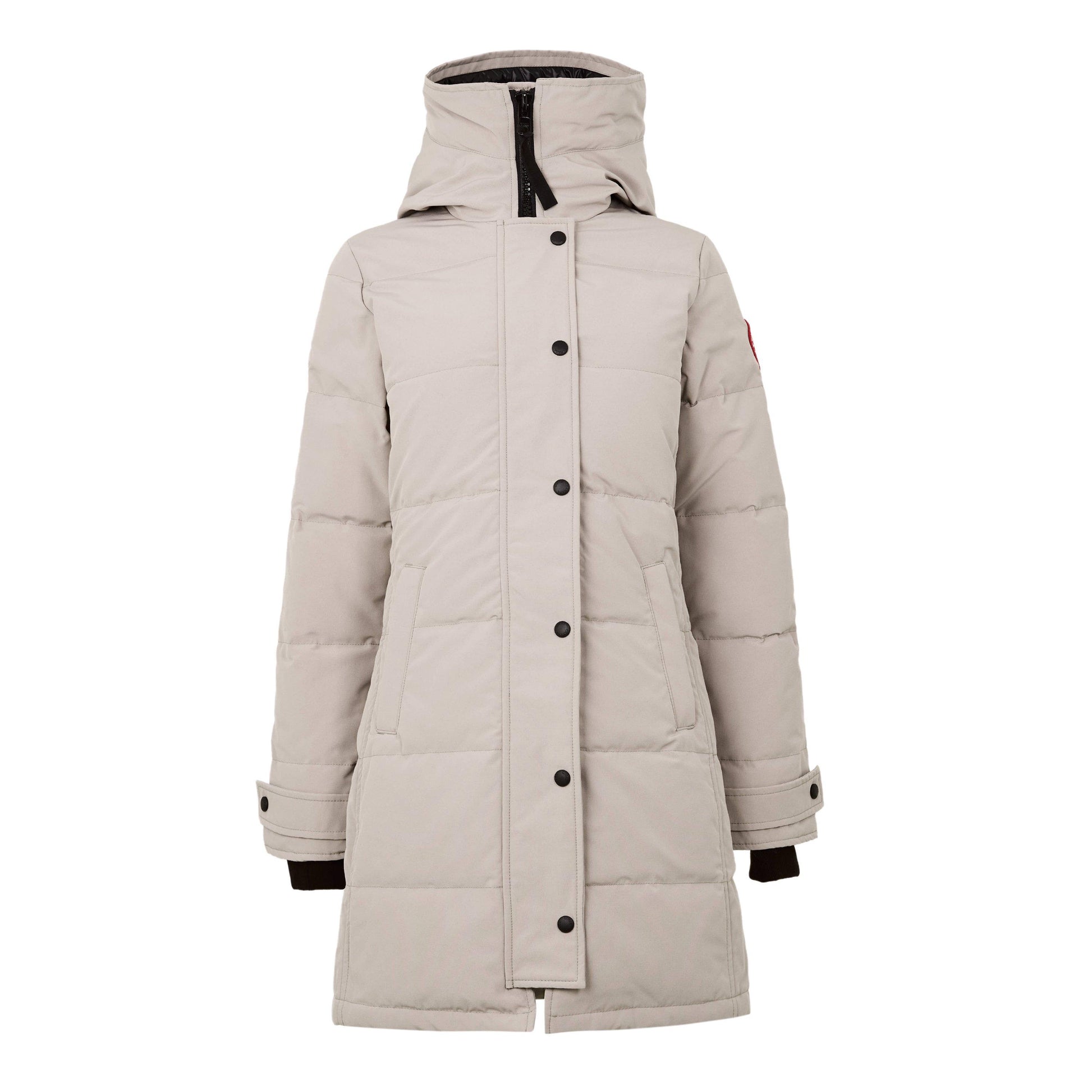 Canada Goose Women's Shelburne Water Resistant Arctic Tech Duck Down Mid-Length Hooded Parka