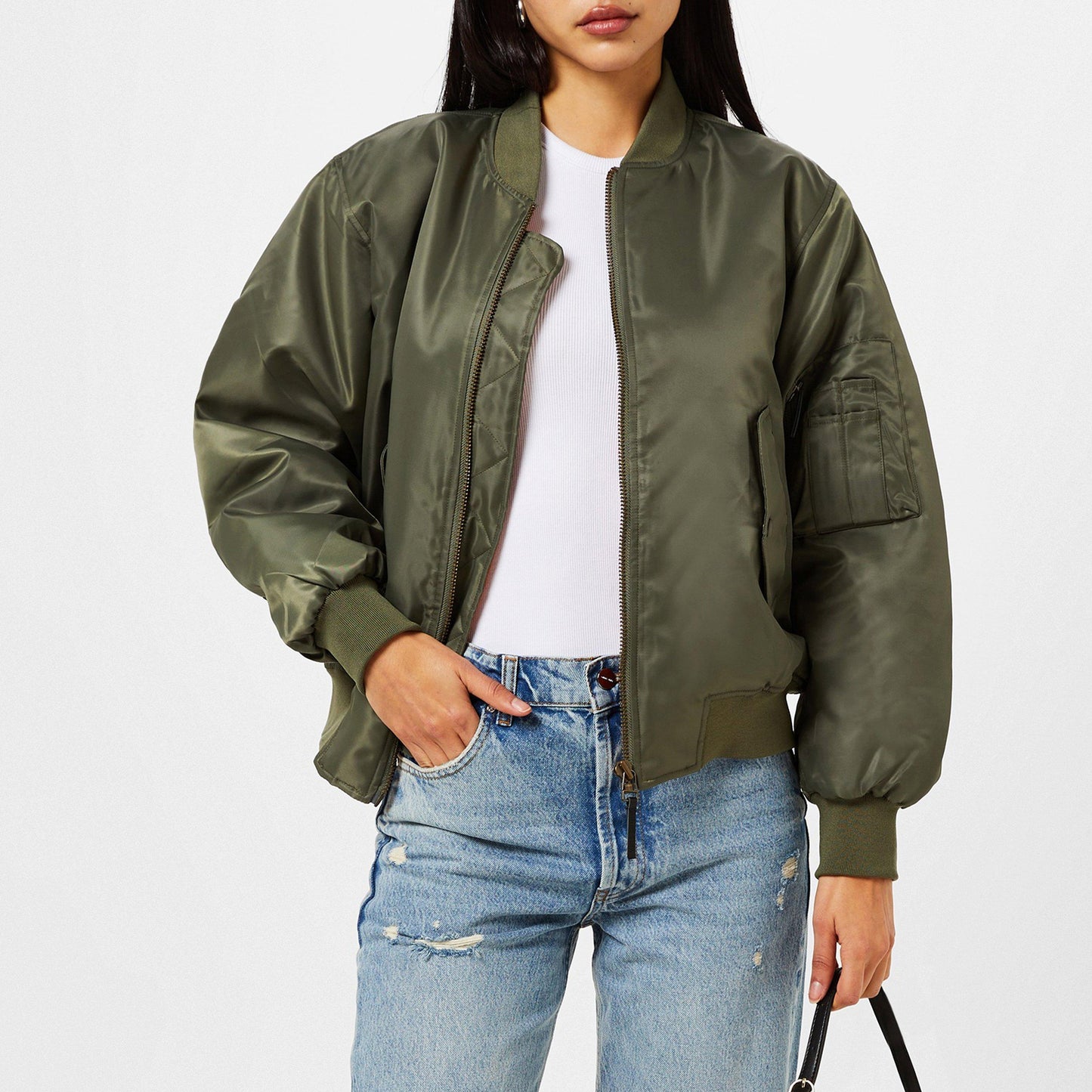 Anine Bing Womens Leon Bomber Jacket
