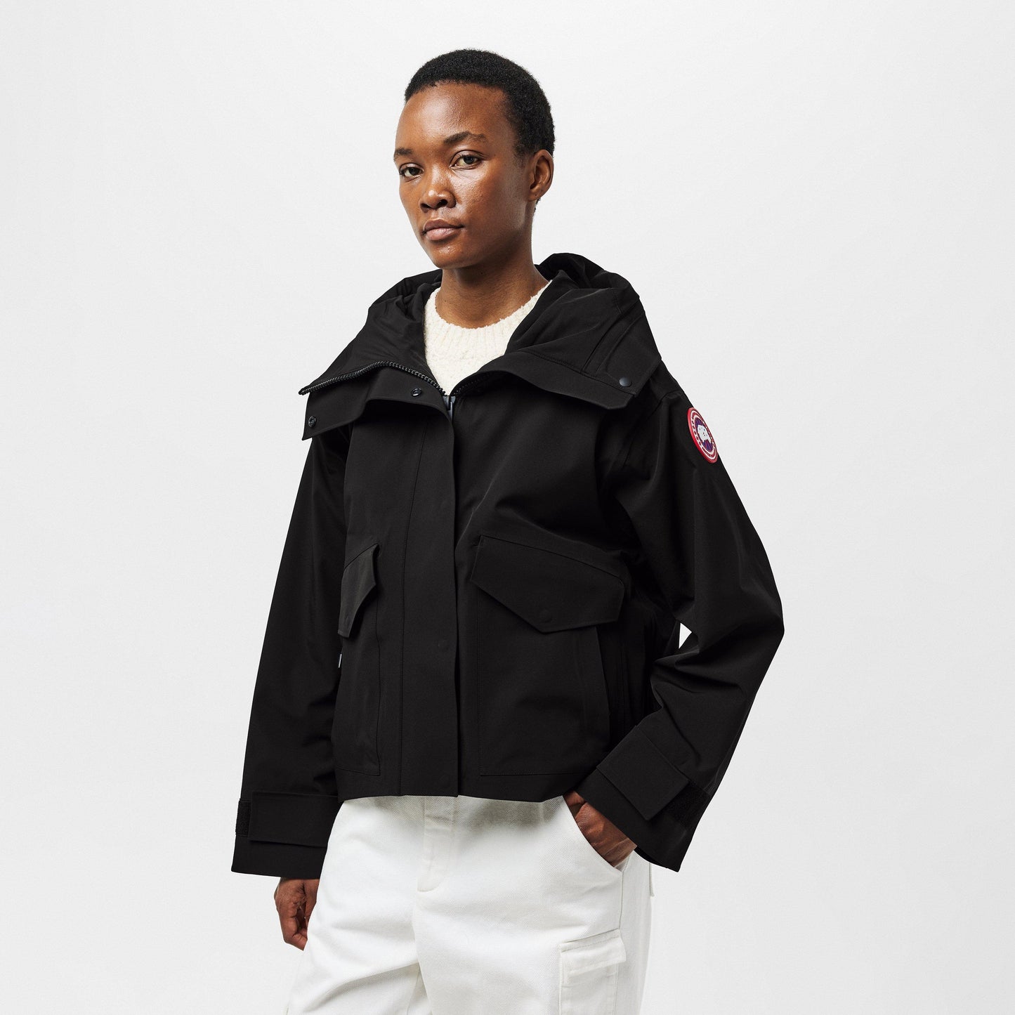 Canada Goose Women's Tofino Waterproof Long Sleeve Rain Anorak
