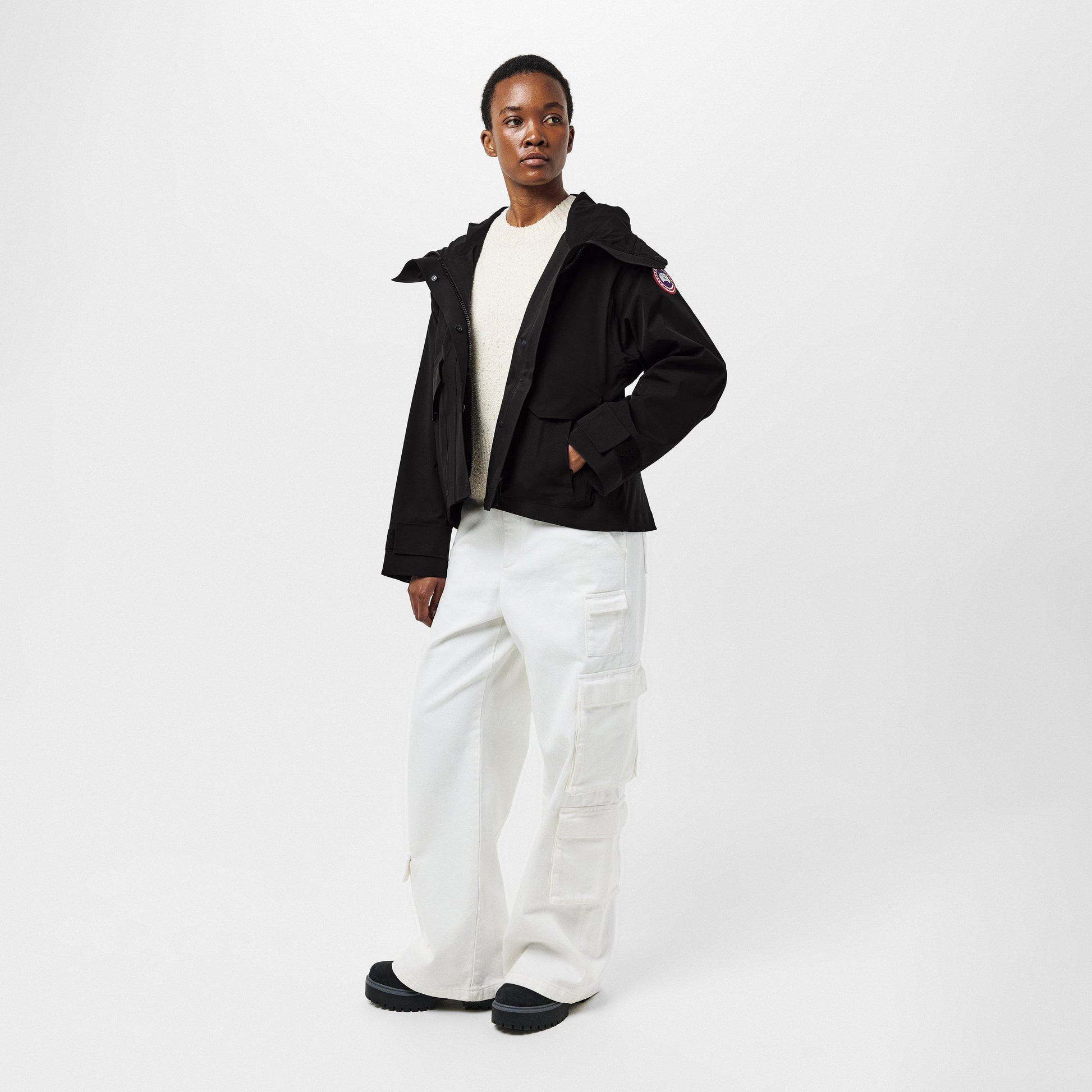 Canada Goose Women's Tofino Waterproof Long Sleeve Rain Anorak