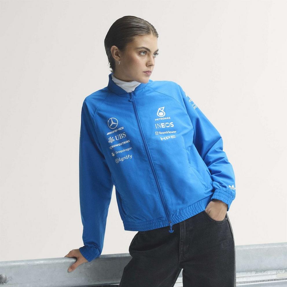adidas Originals x Mercedes AMG Petronas Formula 1 Team Blue Wonder Jacket