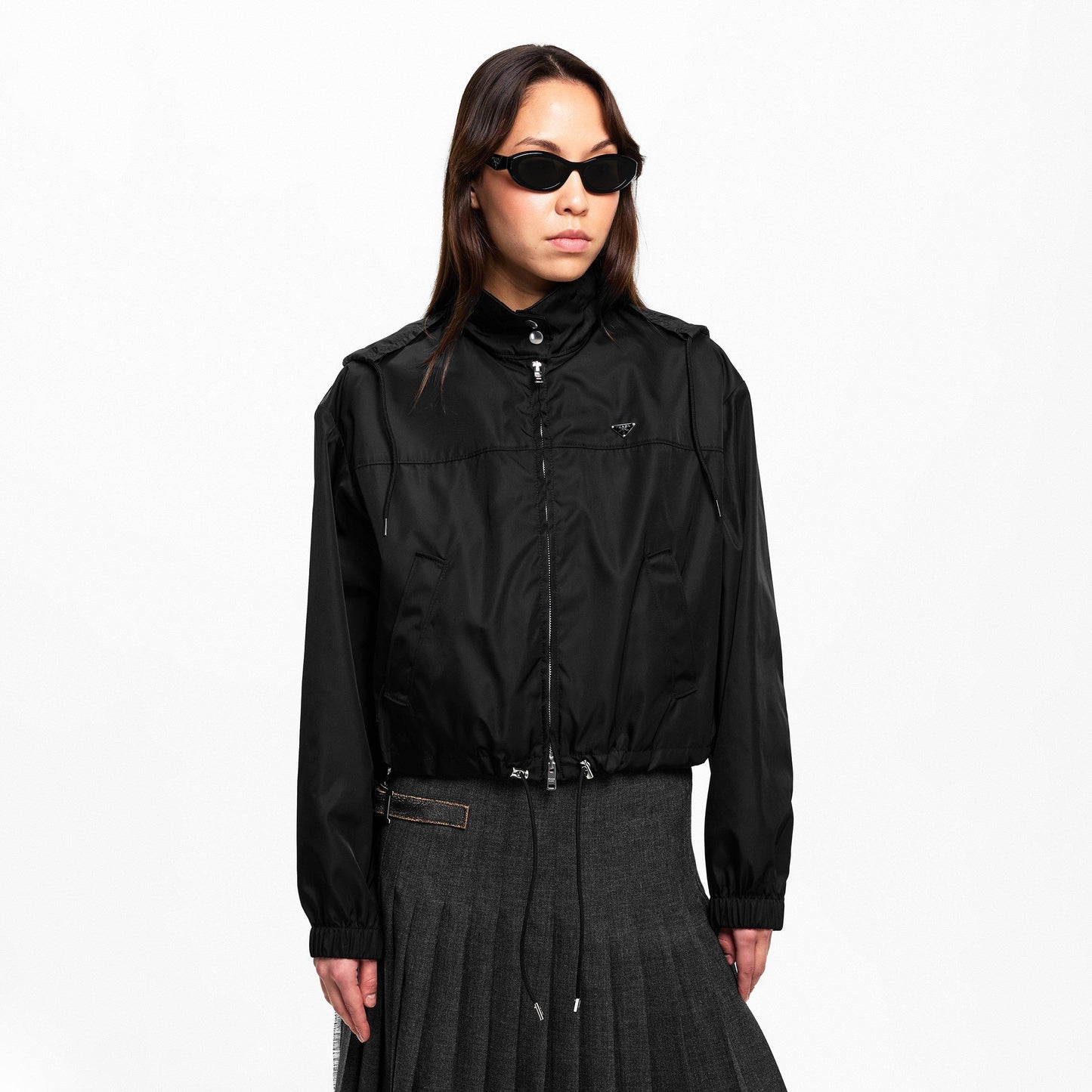 Prada Women's Hooded Rain Anorak