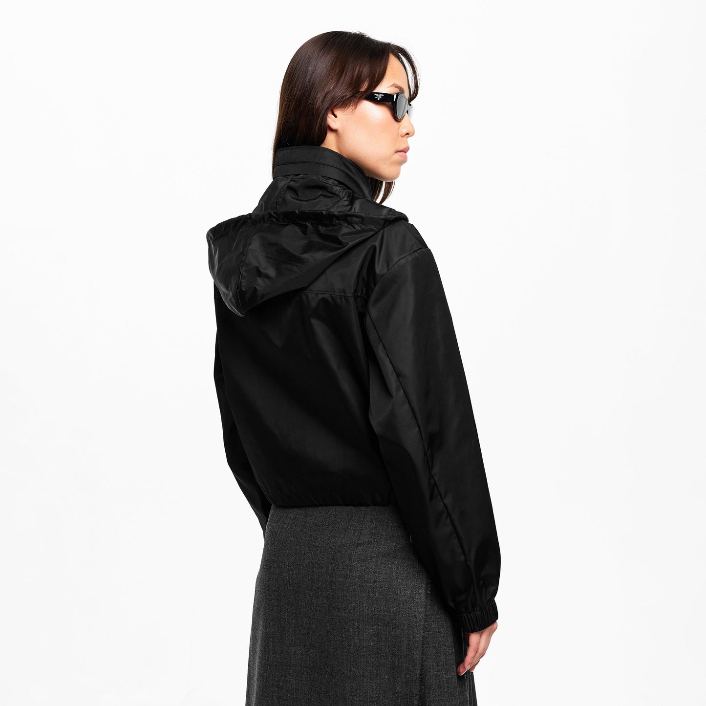 Prada Women's Hooded Rain Anorak
