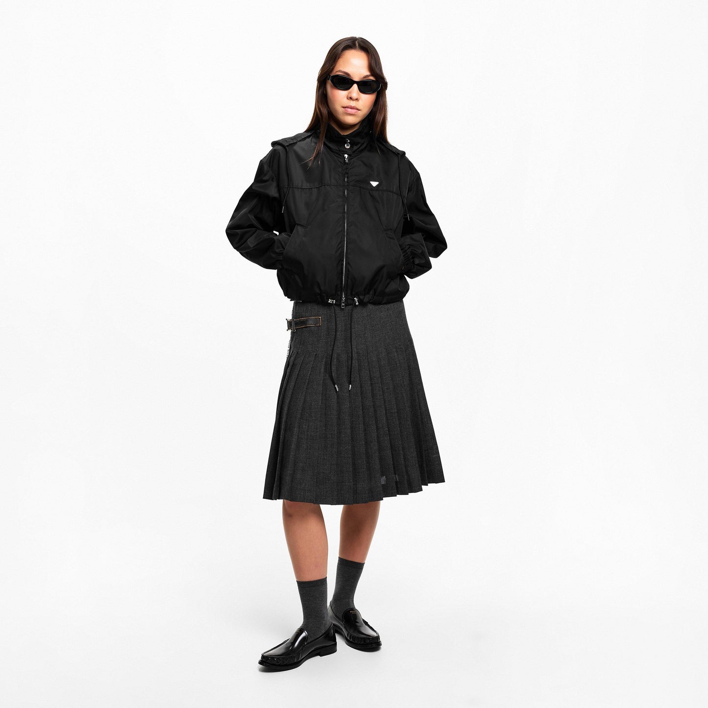 Prada Women's Hooded Rain Anorak