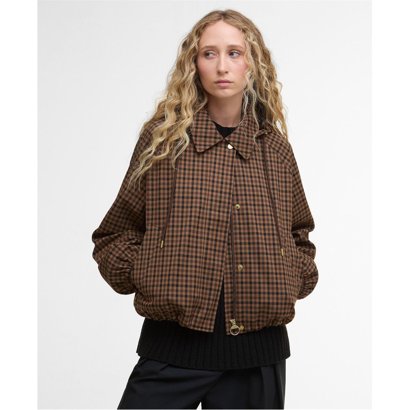 Barbour Womens Audrey Showerproof Hooded Long Sleeve Rain Anorak