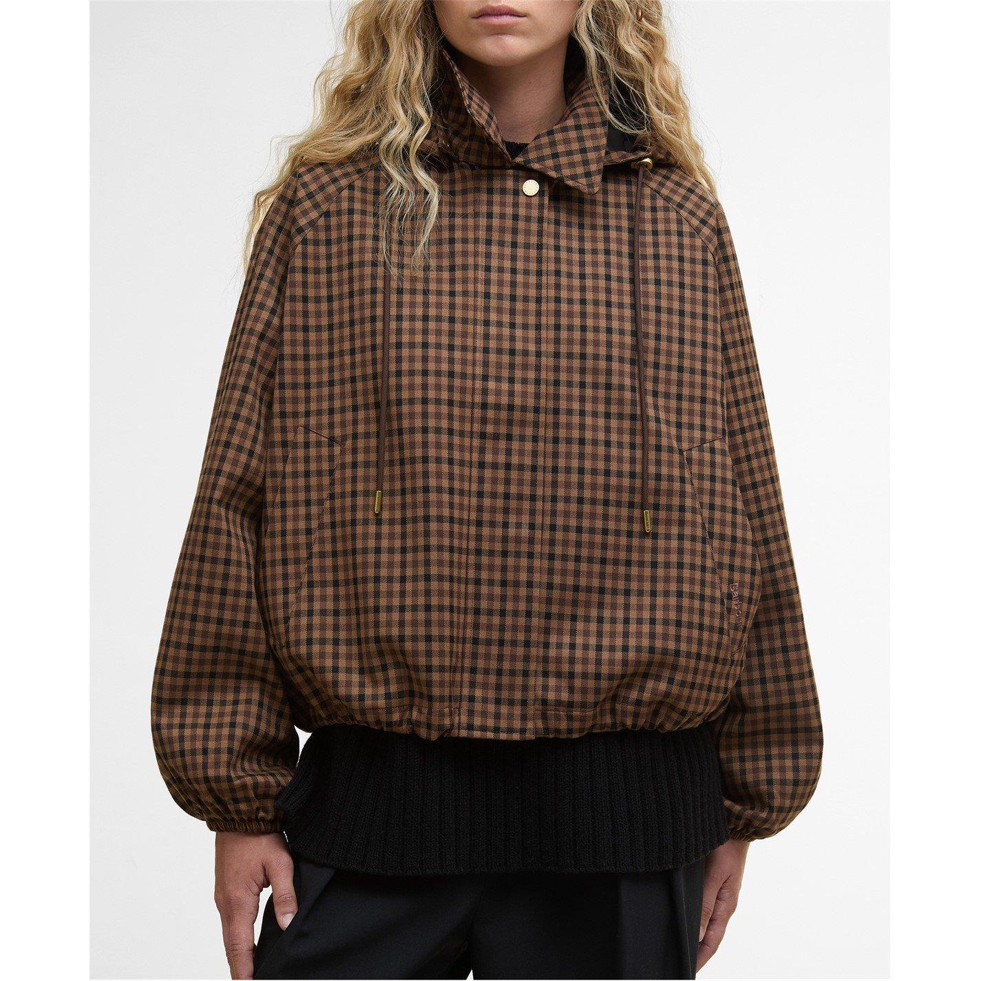 Barbour Womens Audrey Showerproof Hooded Long Sleeve Rain Anorak