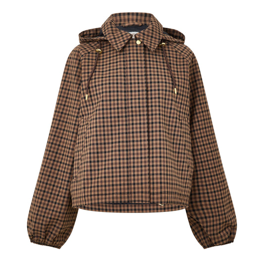 Barbour Women's Audrey Showerproof Hooded Long Sleeve Rain Anorak