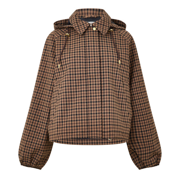 Barbour Women's Audrey Showerproof Hooded Long Sleeve Rain Anorak