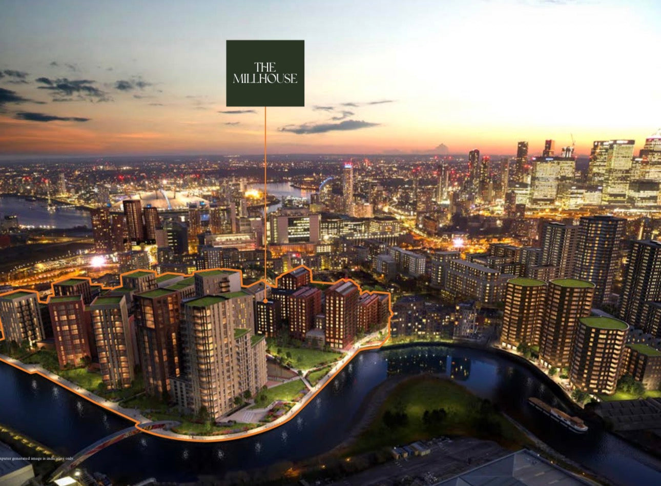 Heron Wharf — New Build 1-2-3 Bedroom Homes — Wellness Amenities — Zone 2 and 3 Canary Wharf London