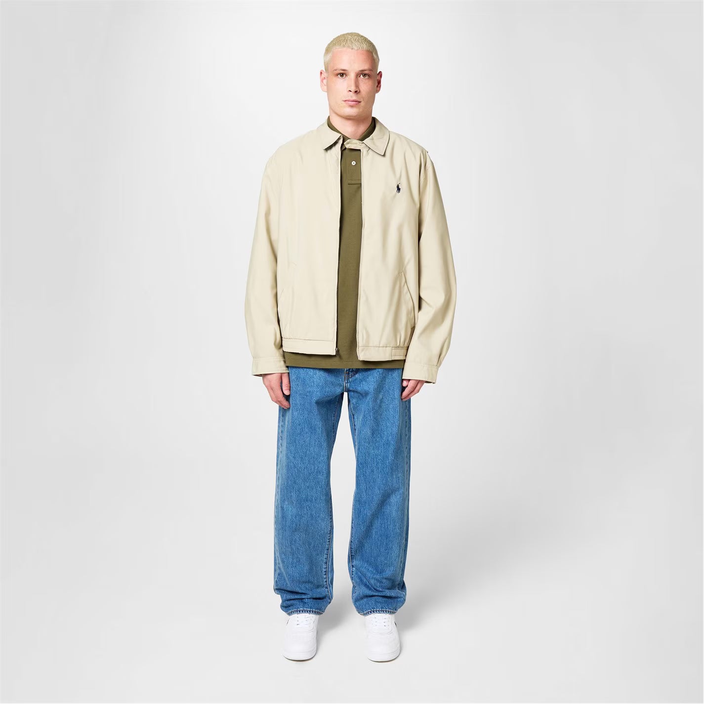 POLO RALPH LAUREN Men's Bi-Swing Cotton Water Resistant Harrington Jacket