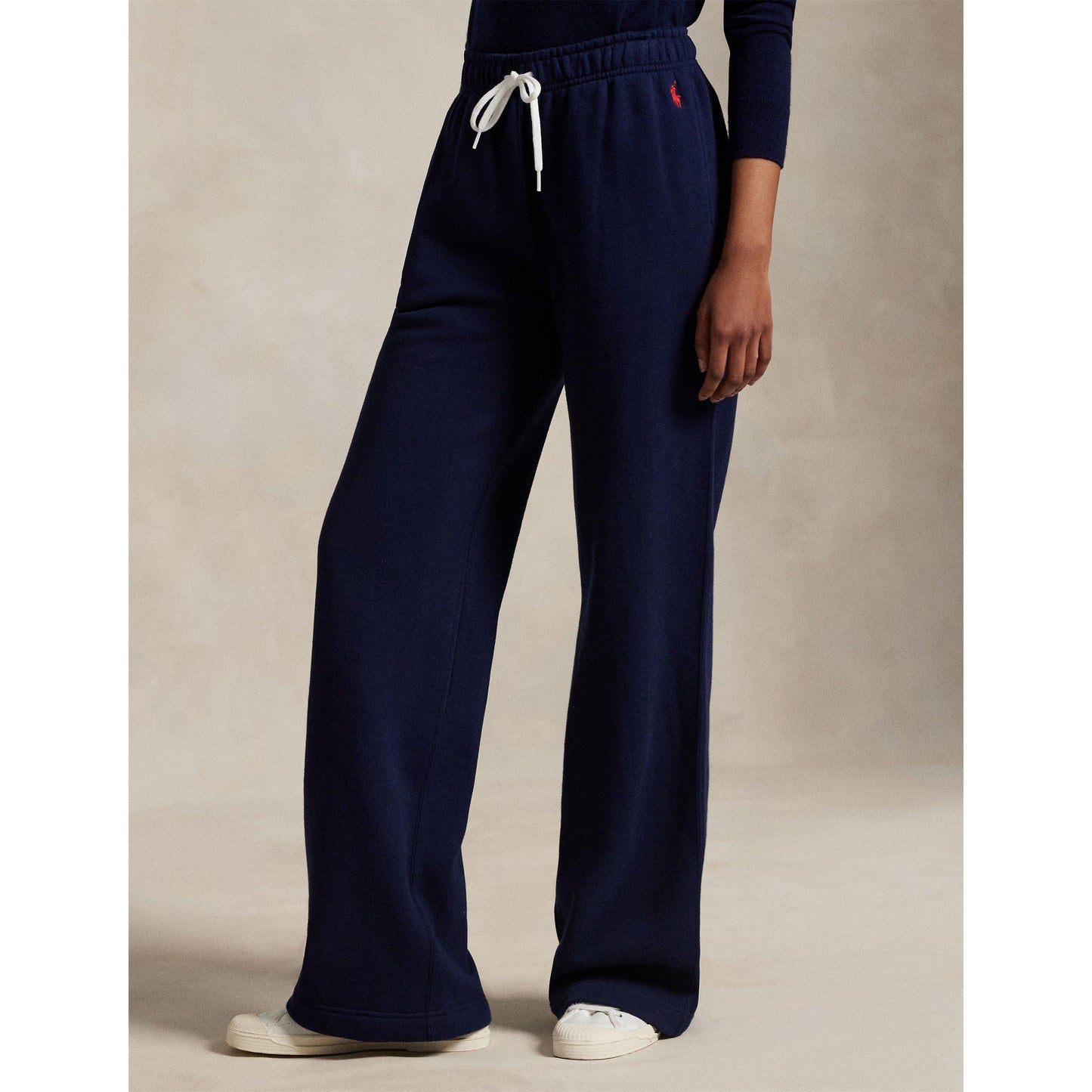 Polo Ralph Lauren Women's Wide Leg Open Hem Fleece Jogging Bottoms