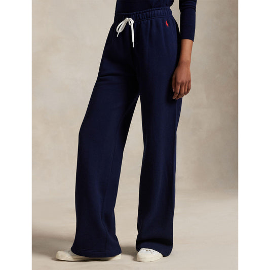 Polo Ralph Lauren Women's Wide Leg Open Hem Fleece Jogging Bottoms