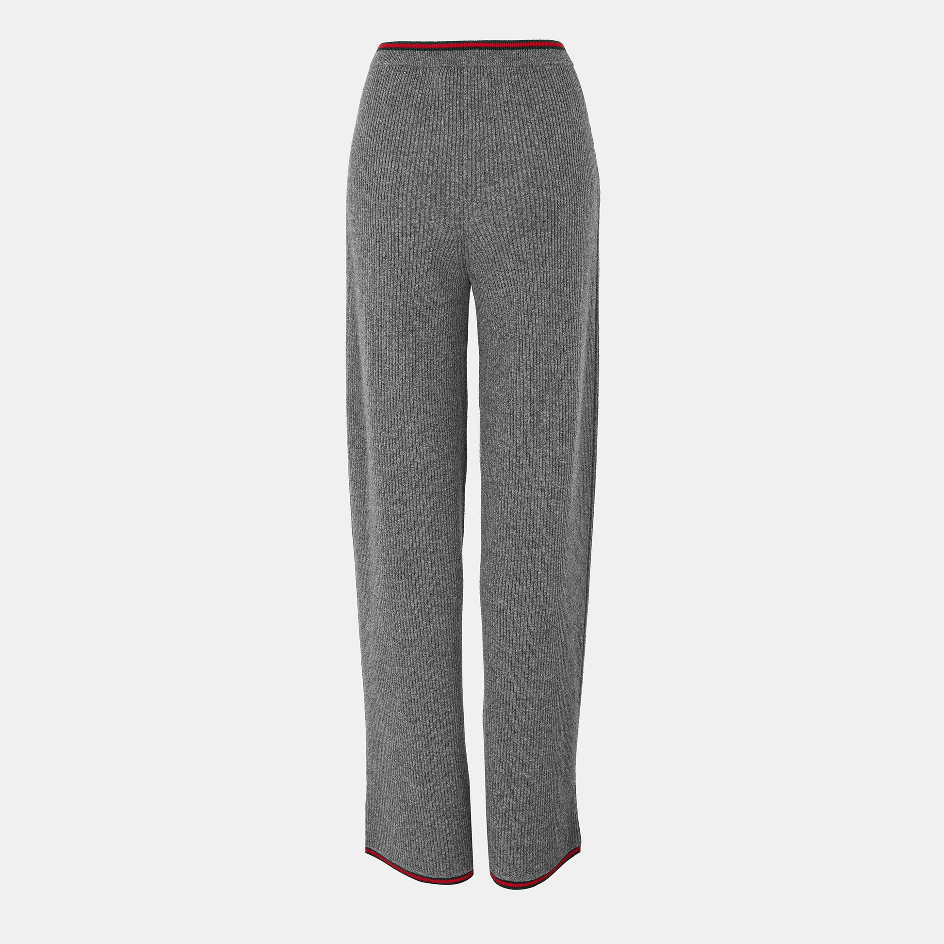 Gucci Women's High Waisted Wide Leg Trousers