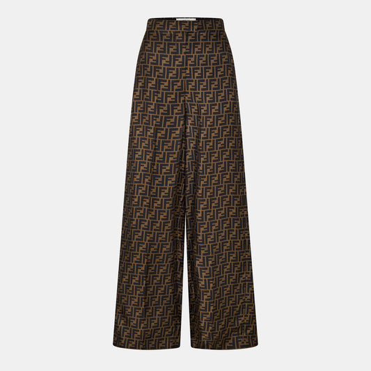 Fendi Women's Italian Wide Leg Trousers