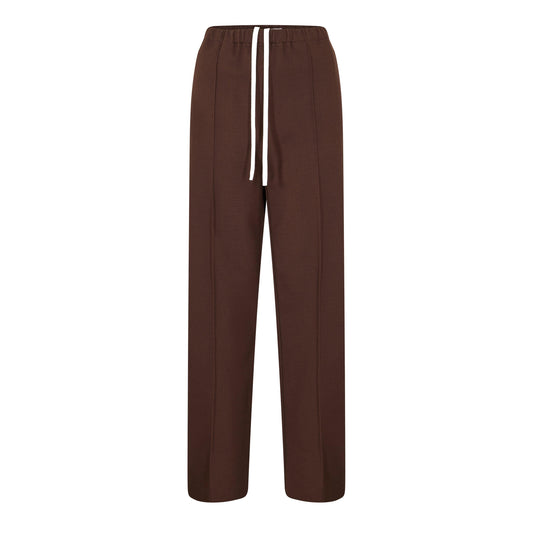 Miu Miu Women's Open Cuff Woven Relaxed Fit Tracksuit Joggers