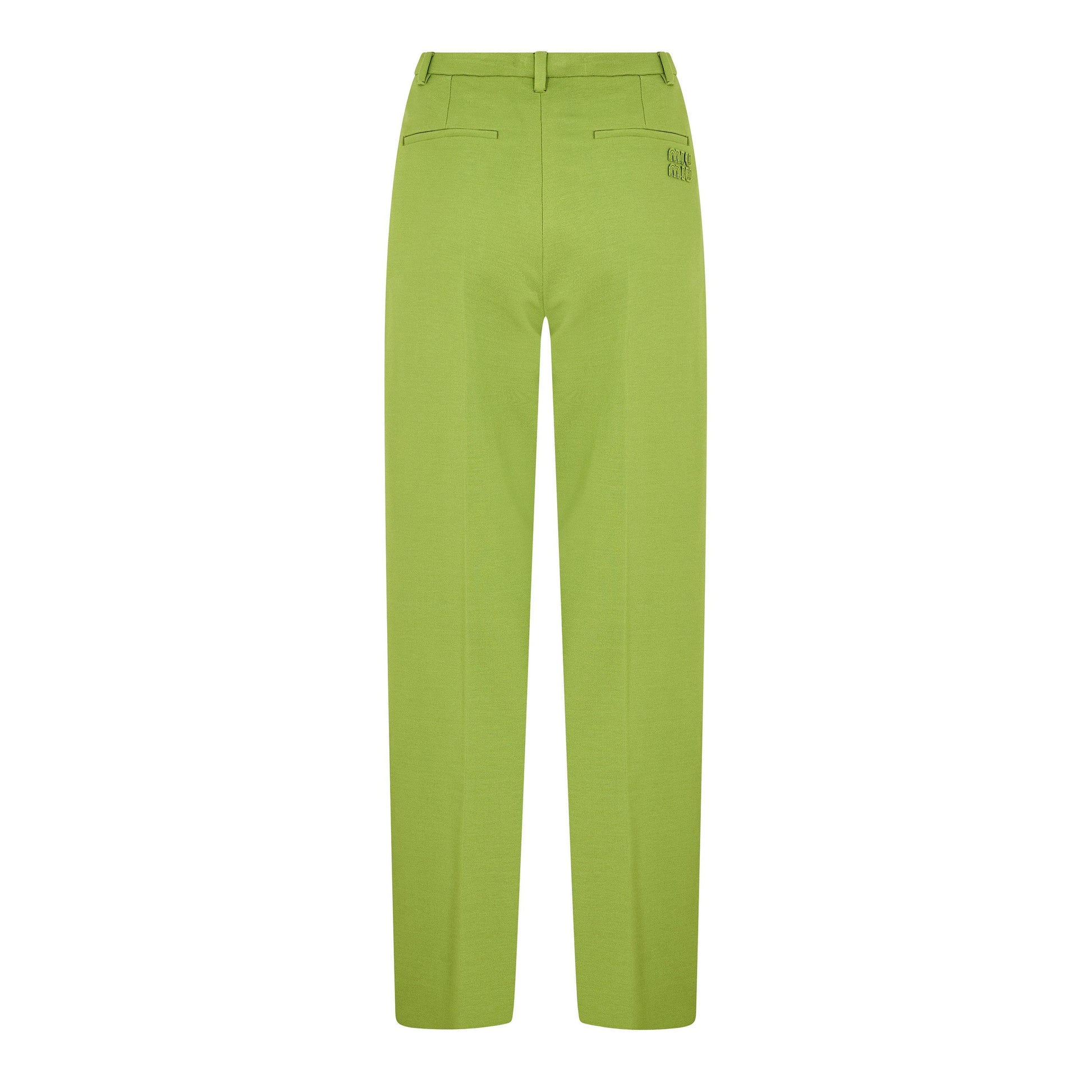Miu Miu Women's High Rise Wide Leg Trousers