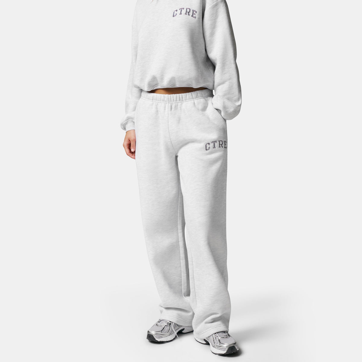 The Couture Club Womens CTRE Straight Leg Knitted Joggers