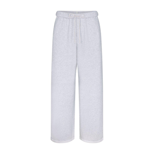 SKIMS Womens Cotton Fleece Classic Straight Leg Pant