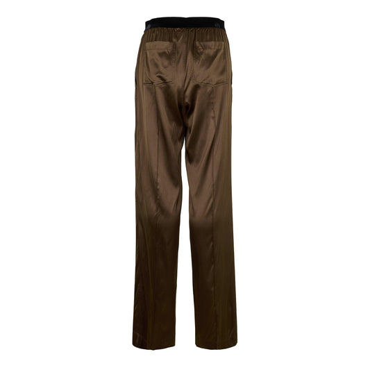 Tom Ford Women's Silk Wide Leg Trousers